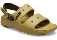 Crocs Classic All-Terrain Sandals Unisex, 42-43 EU, M9W11, Sandále, Šlapky, Papuče, Aloe, Hnedá, 207711-3UA