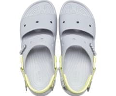 Crocs Classic All-Terrain Sandals Unisex, 43-44 EU, M10W12, Sandále, Šlapky, Papuče, Microchip, Sivá, 207711-1FH