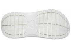 Crocs Classic Mega Crush Clogs Unisex, 39-40 EU, M7W9, Dreváky, Šlapky, Papuče, White, Biela, 207988-100