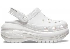 Crocs Classic Mega Crush Clogs Unisex, 39-40 EU, M7W9, Dreváky, Šlapky, Papuče, White, Biela, 207988-100