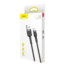 BASEUS Lightning Cafule Cable 1.5A 2m Gray + čierna (CALKLF-CG1)