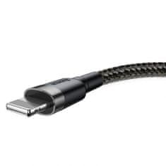 BASEUS Lightning Cafule Cable 1.5A 2m Gray + čierna (CALKLF-CG1)