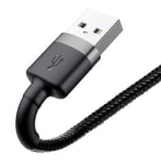 BASEUS Lightning Cafule Cable 1.5A 2m Gray + čierna (CALKLF-CG1)