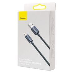 BASEUS Lightning Crystal Shine Cable Series Fast Charging Data Cable 2.4A 2m čierna (CAJY000101)