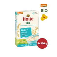 Holle Bio Kaša z ovsených vločiek - 3 x 250g