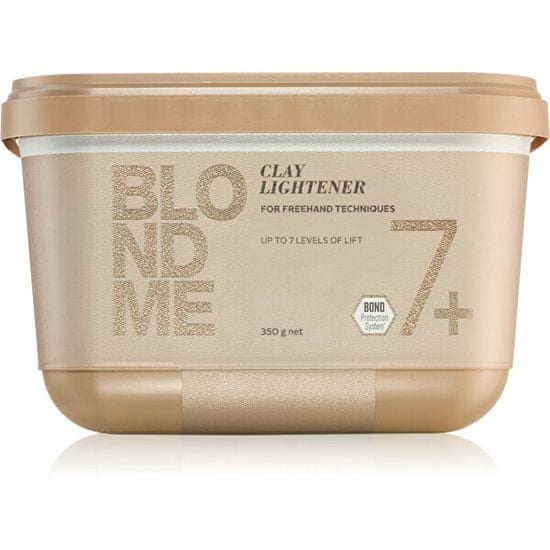 Schwarzkopf Prof. Zosvetľujúci púder s obsahom ílu BLONDME Bond Enforcing ( Premium Clay Light ener) 350 g