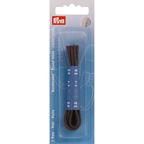 PRYM Okrúhle šnúrky 3 mm, 45 cm, hnedé