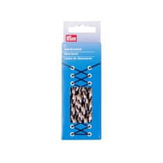 PRYM Okrúhle šnúrky outdoorové, 5 mm, 150 cm, čierne/biele/béžové