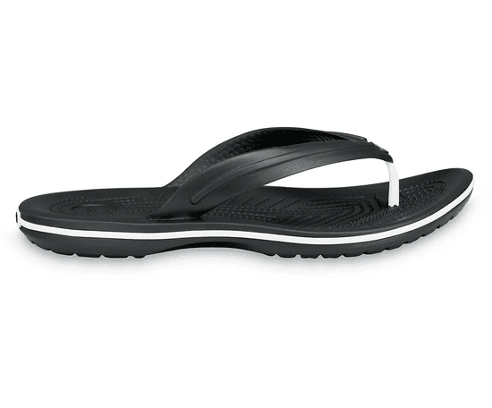 Crocs Crocband Flip-Flops Unisex, 43-44 EU, M10W12, Žabky, Šlapky, Papuče, Black, Čierna, 11033-001