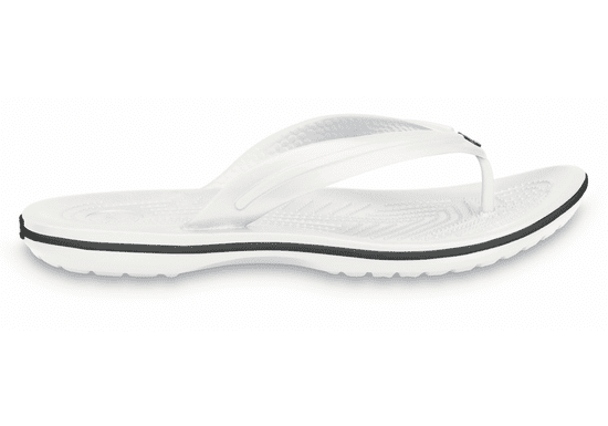 Crocs Crocband Flip-Flops Unisex, 43-44 EU, M10W12, Žabky, Šlapky, Papuče, White, Biela, 11033-100