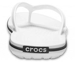 Crocs Crocband Flip-Flops Unisex, 39-40 EU, M7W9, Žabky, Šlapky, Papuče, White, Biela, 11033-100