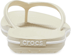 Crocs Crocband Flip-Flops Unisex, 41-42 EU, M8W10, Žabky, Šlapky, Papuče, Bone, Béžová, 11033-2Y2