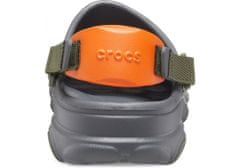 Crocs Classic All Terrain Clogs Unisex, 42-43 EU, M9W11, Dreváky, Šlapky, Papuče, Slate Grey/Multi, Sivá, 206340-0IE