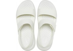 Crocs LiteRide 360 Sandals pre ženy, 37-38 EU, W7, Sandále, Šlapky, Papuče, Almost White, Biela, 206711-1CN