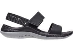 Crocs LiteRide 360 Sandals pre ženy, 39-40 EU, W9, Sandále, Šlapky, Papuče, Black/Light Grey, Čierna, 206711-02G