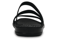 Crocs Swiftwater Sandals pre ženy, 41-42 EU, W10, Sandále, Šlapky, Papuče, Black/Black, Čierna, 203998-060