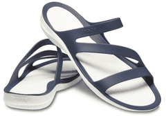 Crocs Swiftwater Sandals pre ženy, 42-43 EU, W11, Sandále, Šlapky, Papuče, Navy/White, Modrá, 203998-462