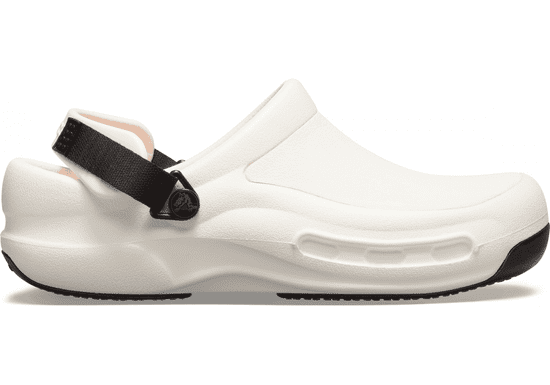 Crocs Bistro Pro LiteRide Clogs pre mužov, 45-46 EU, M11, Dreváky, Šlapky, Papuče, White, Biela, 205669-100