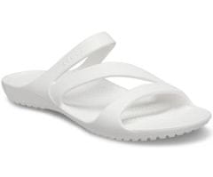 Crocs Kadee II Sandals pre ženy, 39-40 EU, W9, Sandále, Šlapky, Papuče, White, Biela, 206756-100