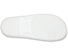 Crocs Classic Slides Unisex, 43-44 EU, M10W12, Šlapky, Sandále, Papuče, White, Biela, 206121-100