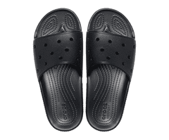 Crocs Classic Slides Unisex, 42-43 EU, M9W11, Šlapky, Sandále, Papuče, Black, Čierna, 206121-001