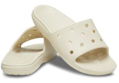 Crocs Classic Slides Unisex, 38-39 EU, M6W8, Šlapky, Sandále, Papuče, Bone, Béžová, 206121-2Y2