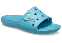 Crocs Classic Slides Unisex, 36-37 EU, M4W6, Šlapky, Sandále, Papuče, Turq Tonic, Modrá, 206121-4ST