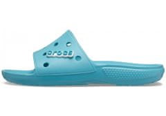 Crocs Classic Slides Unisex, 38-39 EU, M6W8, Šlapky, Sandále, Papuče, Turq Tonic, Modrá, 206121-4ST