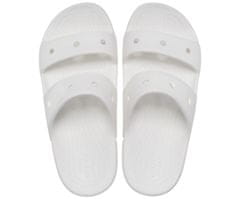 Crocs Classic Sandals pre mužov, 45-46 EU, M11, Sandále, Šlapky, Papuče, White, Biela, 206761-100