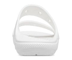 Crocs Classic Sandals Unisex, 38-39 EU, M6W8, Sandále, Šlapky, Papuče, White, Biela, 206761-100