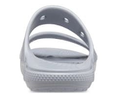 Crocs Classic Sandals pre mužov, 46-47 EU, M12, Sandále, Šlapky, Papuče, Light Grey, Sivá, 206761-007