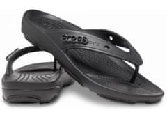 Crocs Classic All-Terrain Flip-Flops Unisex, 38-39 EU, M6W8, Žabky, Šlapky, Papuče, Black, Čierna, 207712-001