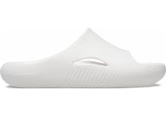 Crocs Mellow Slides Unisex, 41-42 EU, M8W10, Šlapky, Sandále, Papuče, White, Biela, 208392-100