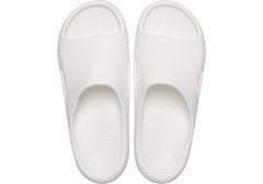 Crocs Mellow Slides Unisex, 41-42 EU, M8W10, Šlapky, Sandále, Papuče, White, Biela, 208392-100