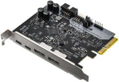 ASRock Thunderbolt 4 AIC / PCI-E 3.0 / Intel JHL8540 Thunderbolt 4 Controller / 2x Thunderbolt 4 / 2x DP IN