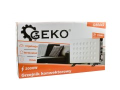 GEKO Konvektor 2000W, so vstavaným ventilátorom a časovačom G80442