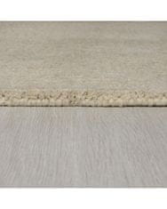 Flair Ručne tkaný behúň Tuscany Textured Wool Border Natural 60x230