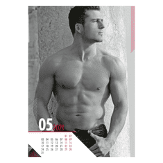 Kalendár Pin-up Calendar Soft Men 2025