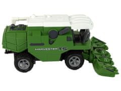 Lean-toys Poľnohospodárske vozidlo Kombajn R/C 29 cm zelený