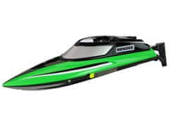 Lean-toys Motorový čln R/C 2.4G Green 20-25 KM/H