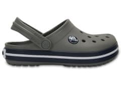 Crocs Crocband Clogs pre deti, 25-26 EU, C9, Dreváky, Šlapky, Papuče, Smoke/Navy, Sivá, 207005-05H