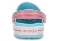 Crocs Crocband Clogs pre deti, 30-31 EU, C13, Dreváky, Šlapky, Papuče, Ice Blue/White, Modrá, 207006-4S3