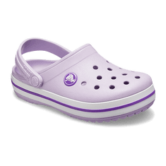 Crocs Crocband Clogs pre deti, 30-31 EU, C13, Dreváky, Šlapky, Papuče, Lavender/Neon Purple, Fialová, 207006-5P8