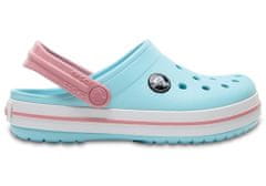 Crocs Crocband Clogs pre deti, 28-29 EU, C11, Dreváky, Šlapky, Papuče, Ice Blue/White, Modrá, 207006-4S3