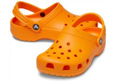 Crocs Classic Clogs pre deti, 25-26 EU, C9, Dreváky, Šlapky, Papuče, Orange Zing, Oranžová, 206990-83A