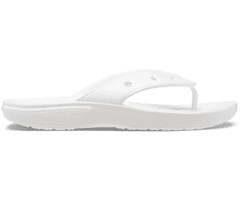 Crocs Classic Flip-Flops Unisex, 39-40 EU, M7W9, Žabky, Šlapky, Papuče, White, Biela, 207713-100