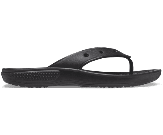 Crocs Classic Flip-Flops Unisex, 43-44 EU, M10W12, Žabky, Šlapky, Papuče, Black, Čierna, 207713-001