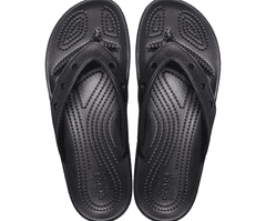 Crocs Classic Flip-Flops Unisex, 39-40 EU, M7W9, Žabky, Šlapky, Papuče, Black, Čierna, 207713-001