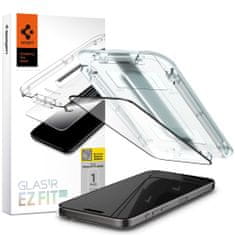 Spigen Ochranné Tvrdené Sklo Glas.Tr ”Ez Fit” Fc iPhone 15 Pro Max Black