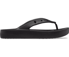 Crocs Classic Platform Flip-Flops pre ženy, 36-37 EU, W6, Žabky, Šlapky, Papuče, Black, Čierna, 207714-001